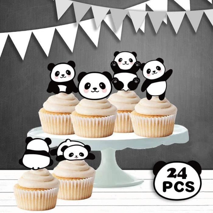 Cadeau Panda, Figurine de Panda pour Gâteau, Décoration de Gâteau  d'anniversaire pour Enfants,4Pcs,Pâtisserie, Décoration de Voiture -  Cdiscount Maison