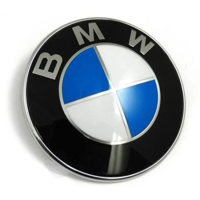 ② Emblème/logo de coffre Bmw M 82 mm x 32 mm > noir/argent chr —  Carrosserie & Tôlerie — 2ememain