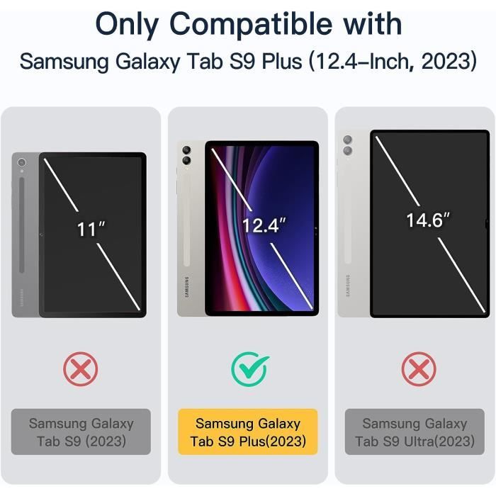Étui pour Samsung Galaxy Tab A9 PLUS 11, Coque avec Support et Fente Carte  Housse Tablette,petit tigre rouge HDH - Cdiscount Informatique