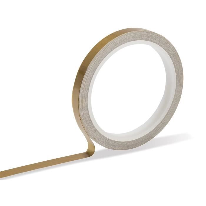 Ruban Adhésif Métallique Coloré Brillant B = 10 Mm 10 M[W1673 ...