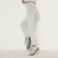 Leggings Femme, Sport Push Up Anti-Cellulite Slim Fit Butt Lift Leggings Pantalons de Yoga à Taille Haute pour Femme Gris-2