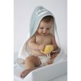 TANUKI - Sortie de bain bébé 100% coton 75x75cm + gant de toilette  thème "COUNTING SHEEPS" bleus-2