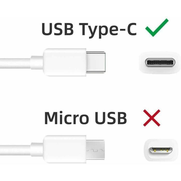 CÂBLE USB TYPE-C 1M ANDROID SYNCHRO CHARGEUR Rapide POUR SAMSUNG XIAOMI  HUAWEI