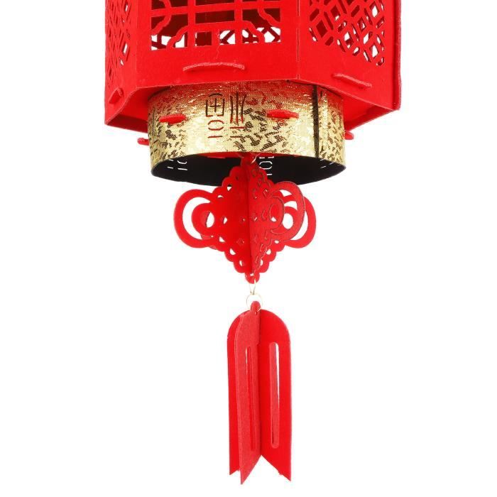 Lanterne chinoise Flocage de lanternes de nouvel an de style chinois décor  de Noël pour les ornements de Noël de cour de jardin - Cdiscount Maison