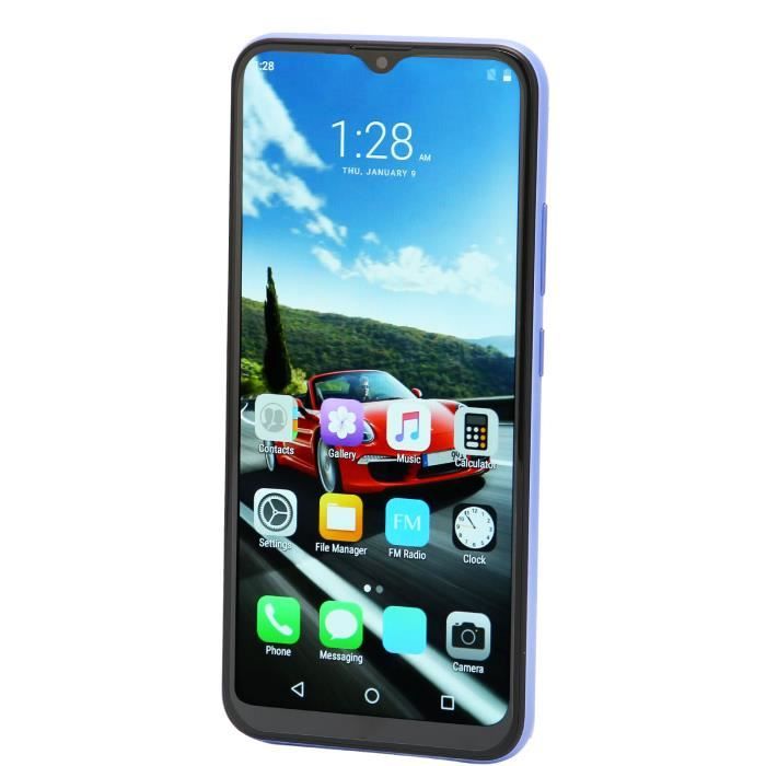 Smartphone 5,5 pouces Réseau 5G 8 + 256G Déverrouillage d'empreintes  digitales Smart Phone noir 8 + 256 5,5 pouces - Cdiscount Téléphonie