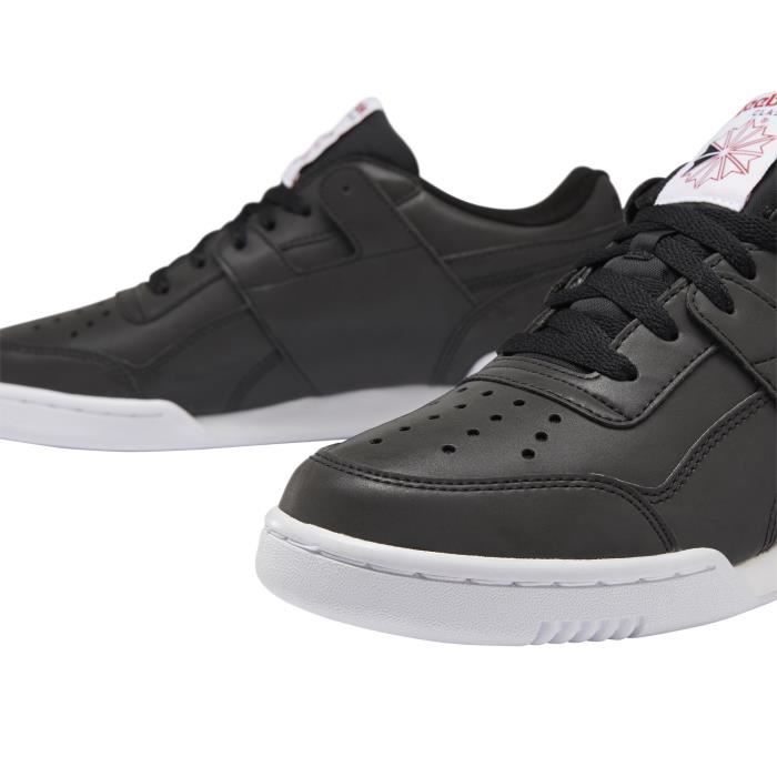 Chaussures de training Reebok Classics Workout Plus Homme Noir blanc rouge intense Cdiscount Sport