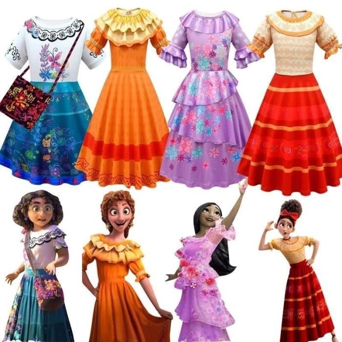 Disney filles Encanto Costume princesse Isabella robe charme pour