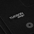 Logo Tapis De Sol Noir Velours Sur Mesure Pour Hyundai Tucson depuis 2021, 4pcs, Ajustement précis, Base Antidérapante-3