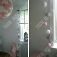 TD® LED boule de coton guirlande lumineuse batterie solaire boîte décoration de salle de fête lanterne macaron couleurs-3