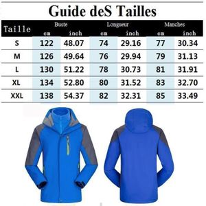 Veste De Ski Femme GEMYSE Imperméable Coupe-Vent - Manteau Hiver Enc Capuchonné