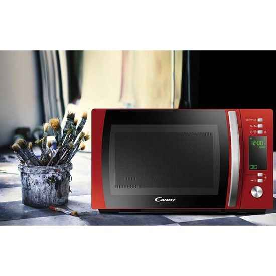 20 L Four micro-ondes avec grill et Cook in App rouge 700 W Candy Cmxg20Dr 40 programmes automatiques