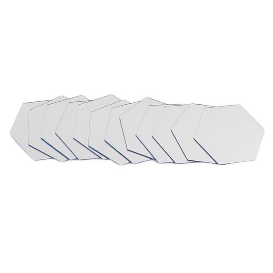 Autocollants Muraux De Miroirs 3d Hexagonaux Decor A La Maison