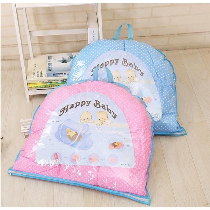 Moustiquaire Bébé Pliante - 108x60x38 Cm - Portable & Autoportante - Pour Voyages & Extérieur