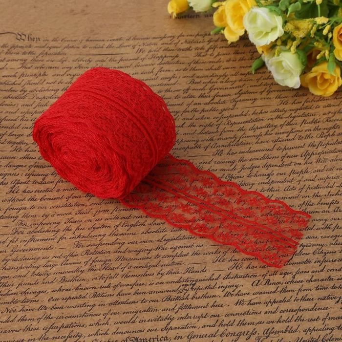 GORGECRAFT Ruban En Dentelle Plissée à 2 Couches En Maille - 9 M X 5,1