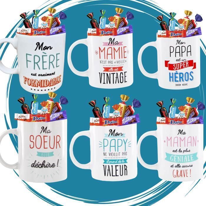 Noël 400ml Tasse à Café En Céramique Mignonne Tasse De Couple De Noël Pour Anniversaire Filles & Garçons Cadeaux (Blanc