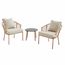 Salon De Jardin Bas 2 Places Jakarta Lot De 2 Fauteuils Avec