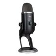 Microphone X USB - Blue Yeti - Condensateur Pro pour Enregistrement, Streaming, Gaming, Podcast sur PC ou Mac - Noir-0