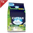 CATSAN NATURAL Agglomérante Litière Végétale pour chat 20L-0