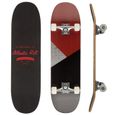 Planche à roulettes Skateboard Longboard - Atlantic Rift - Roues ABEC 9 - Gris-0