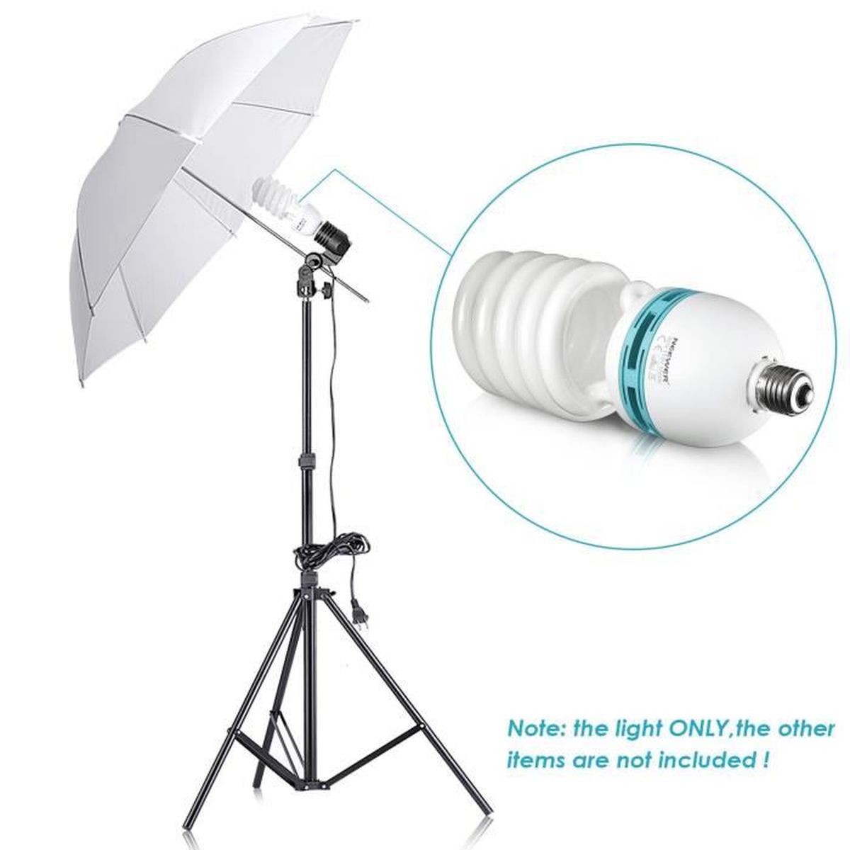 125w 5500k E27 Lampe De Studio Lumiere De Jour Lampe Fluorescente