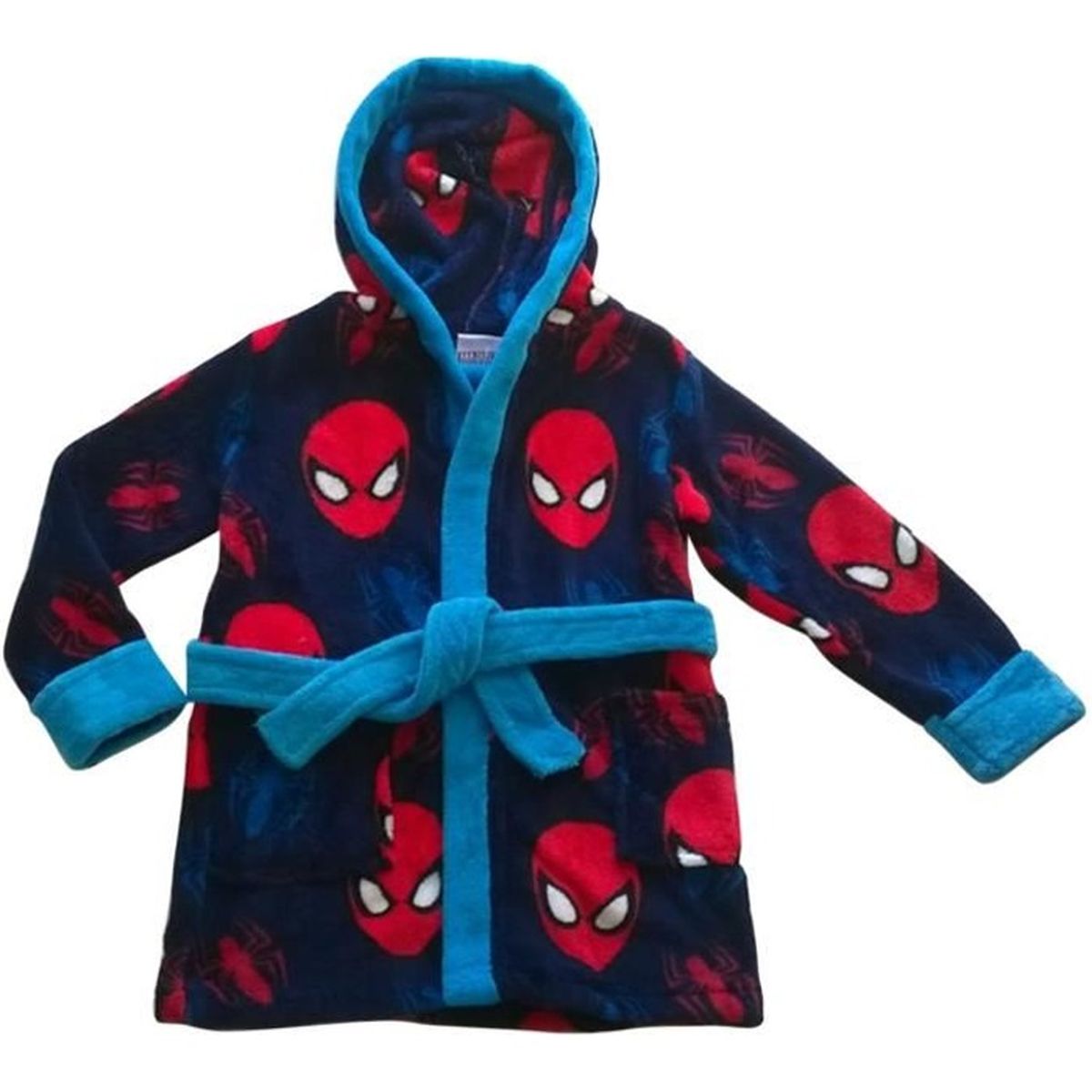 Marvel Robe de Chambre Enfant Peignoir Enfant Garcon Polaire Spiderman Avengers 