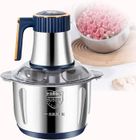 OLY MAGIC Hachoir à viande électrique 500W avec bol en acier inoxydable de 5 L, contrôle à 5 vitesses, 6 lames inox, avec fouet