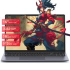 MICREAR PC portable 16"FHD-Intel Core i5-8210Y(2C/4T,Jusqu'à 3.6GHz)-16Go RAM 512Go SSD-Windows 11 Pro-RJ45-Ordinateur Portable-AZERTY