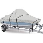 Housse De Bateau LUKYWANG – 600x300cm (17-19FT), Tissu Oxford 300D, Imperméable, UV, Réflecteur, 4 Sangles, Rangement Inclus