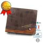 CONFOZEN Portefeuille - CONFO® - Court - Cuir PU - Multi-cartes - Marron