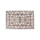 ESSCHERT DESIGN Paillasson en fonte 73x46,5 cm marron
