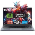 VANWIN PC portable 15,6"-NVIDIA MX330 Graphique-Intel Alder Lake N95(jusqu'à 3,4GHz)-16Go DDR4 RAM 512 Go SSD -Ordinateur Portable AZERTY