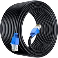 Multi-Cables CAT6 RJ45 75m, a l'exterieur Utiliser impermeable - CCA - Direct Burial Ethernet Network cable - 550 Mhz-75 Mete