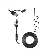 INF Caméra d'inspection d'endoscope avec USB/USB-C Black  