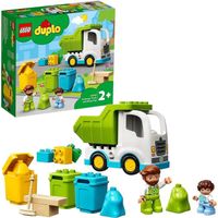 LEGO 10945 Duplo Le Camion Poubelle et Le tri selectif Jeu de Construction educatif pour Enfant 2 Ans et Plus