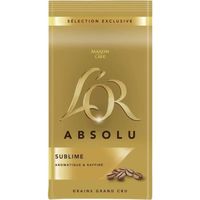 LOT DE 3 - L'OR - Absolu Café Grains grand cru Arabica - paquet de 1 kg
