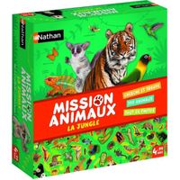 Jeux d'apprentissage - NATHAN - Mission Animaux La Jungle - Sciences et jeux - Enfant - Intérieur