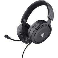 Trust Gaming GXT 498 Forta Casque Gaming PS5 / PS4, Licence Officielle Playstation 5, Casque Gamer Filaire avec Microphone, Noir