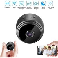 Mini Caméra Espion WiFi Caméra Cachée Sans Fil 1080P HD avec Enregistreur Vidéo - Détecteur de Mouvement- Vision Nocturne- Surveill
