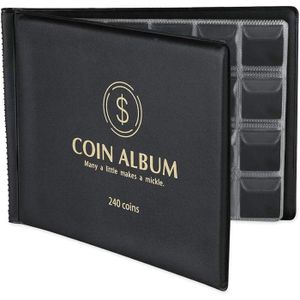 MAYJOYDIY Coffret Cadeau Velours Noir Pour Pièces – 4 Boîtes De Rangement Pour Médailles, Jetons Et Monnaies – Protection Et Élégance