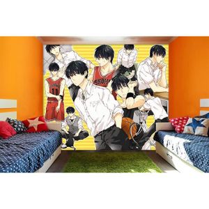 Manga Comics Comics 3D Papier Peint Enfants Chambre Décor TV Fond Revêtement Mural Super Héros Papier Peint Auto-Adhésif-150 105 cm 
