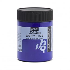 PEINTURE ACRYLIQUE Pébéo Peinture Acryliques Pot de 500 ml Bleu Outre