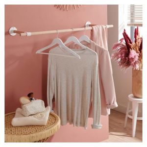Barre De Penderie Perpendiculaire Au Mur Penderie Murale Payez En 4x Soldes Cdiscount