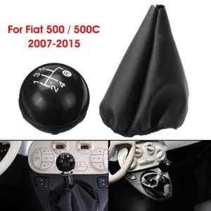 1Pcs Bouton De Vitesse Automatique 5 Vitesses De Voiture pour Fiat 500 500C Panda 2003-2012 Gris