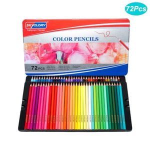 CRAYON DE COULEUR 72 Crayons de Couleur,Les Meilleurs Crayons pour Enfants,Adultes et Artistes.Idéal pour Tous Les Types de coloriage