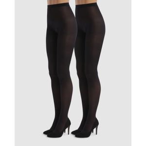 collant opaque noir