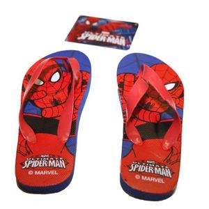 Rouges Spiderman Tongs Gar/çons