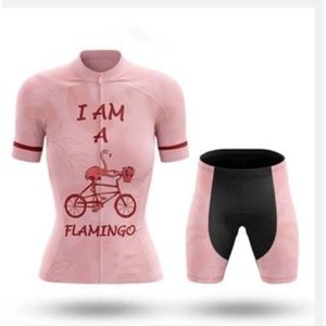 MAILLOT DE CYCLISME Maillot de Cyclisme Femme Flamingo - Manches Court