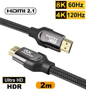 CÂBLE TV - VIDÉO - SON Câble HDMI 2.1 8K 4K 120Hz Ultra HD eARC HDR Blu-r