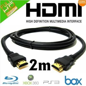 CÂBLE TV - VIDÉO - SON Cable HDMI 2 Metres