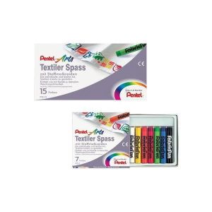 PASTELS - CRAIE D'ART Pastel pour tissus PTS, étui en carton de 15